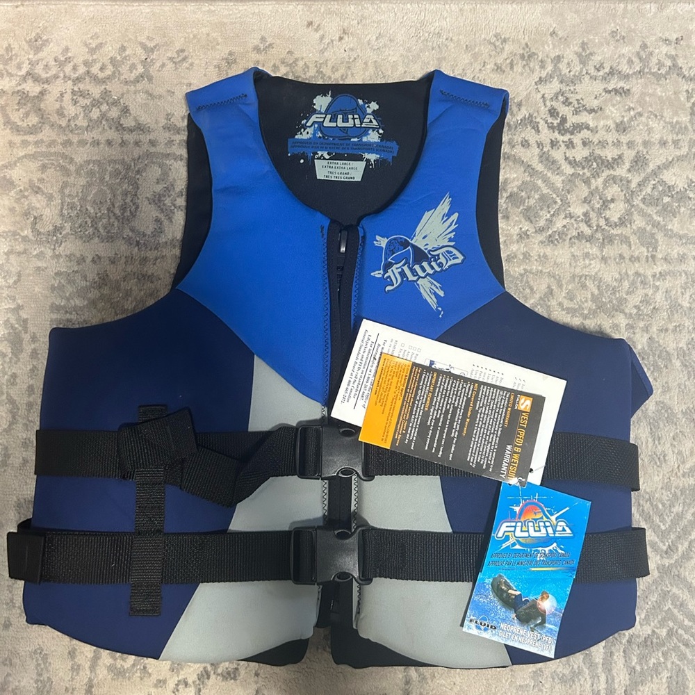 Adult neoprene life jacket